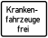 Kranken- fahrzeuge frei